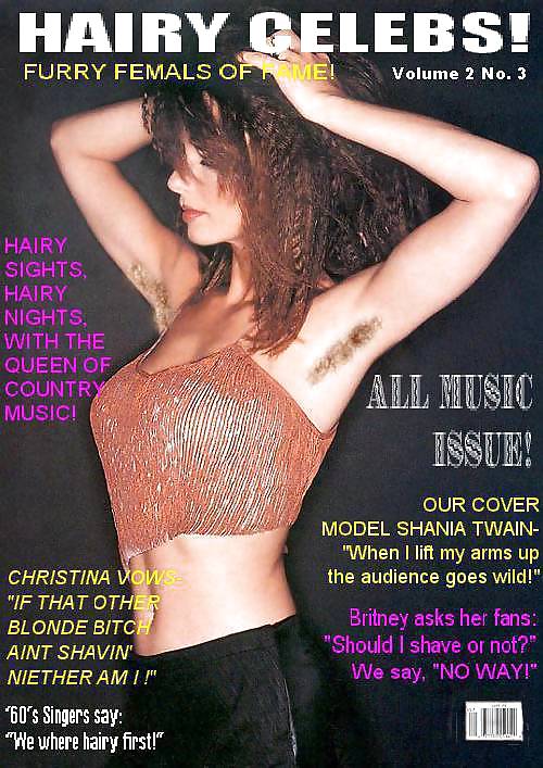 Hairy Celebs Magazine - unusual series of fakes I found #13806632