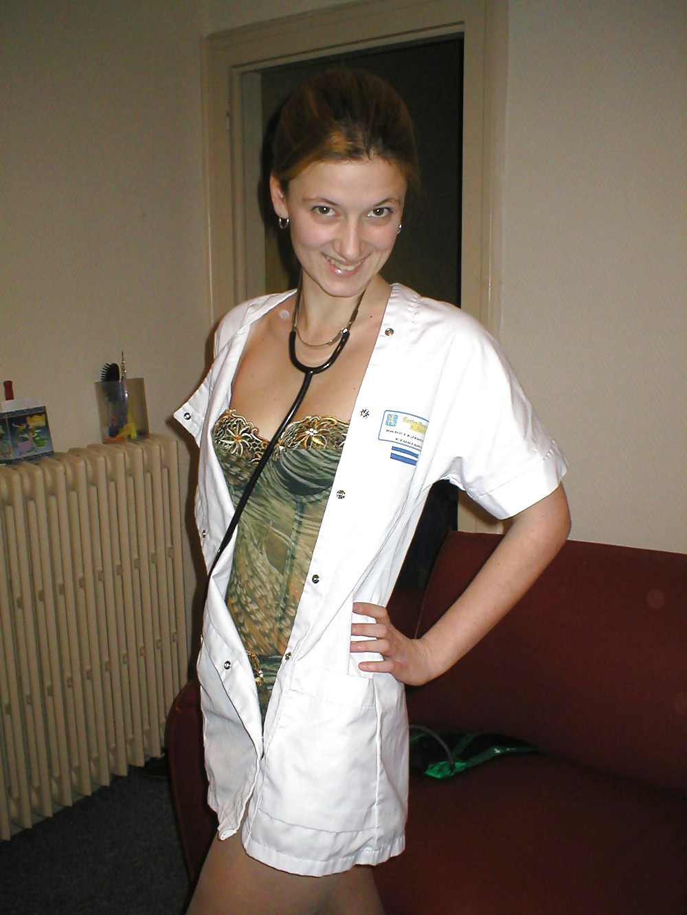 Enfermera francesa amateur
 #7941386