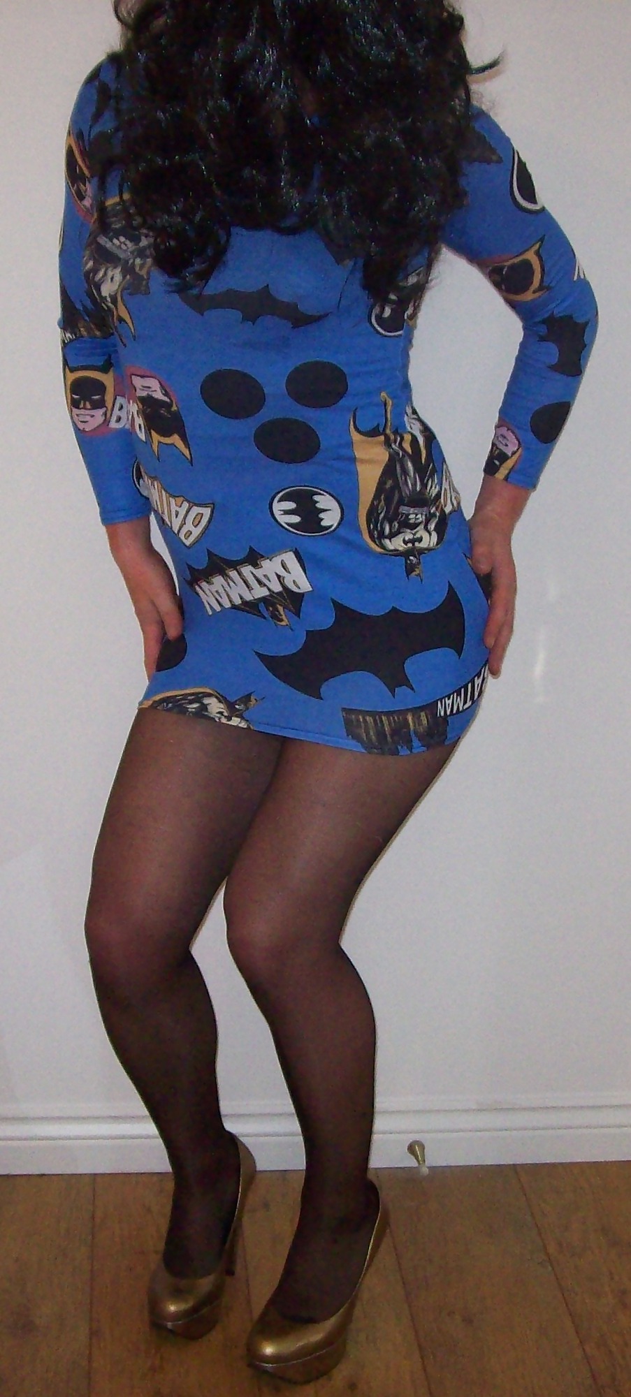 Chav Slut in Chavvy Batman Dress #17178114