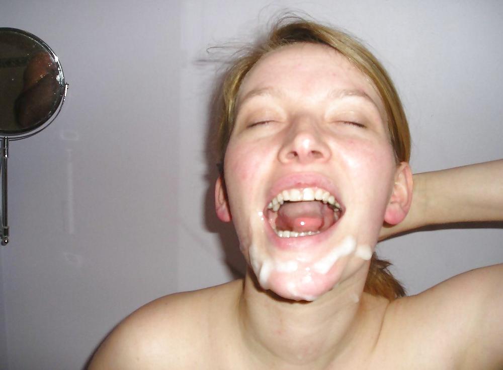 Lächelnd Cum Bespritzt Gesichter #17976777