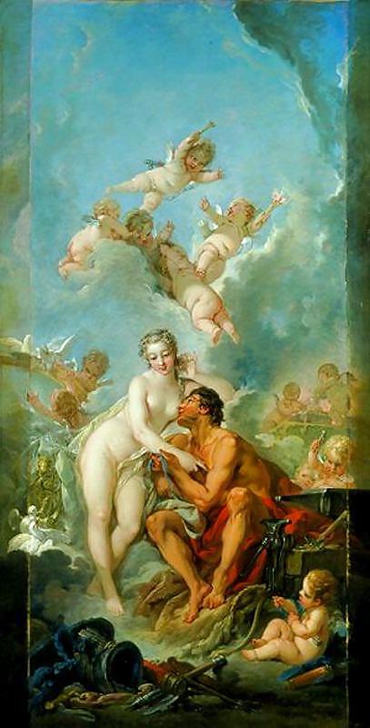 Painted Ero and Porn Art 10 - Francois Boucher #6578297