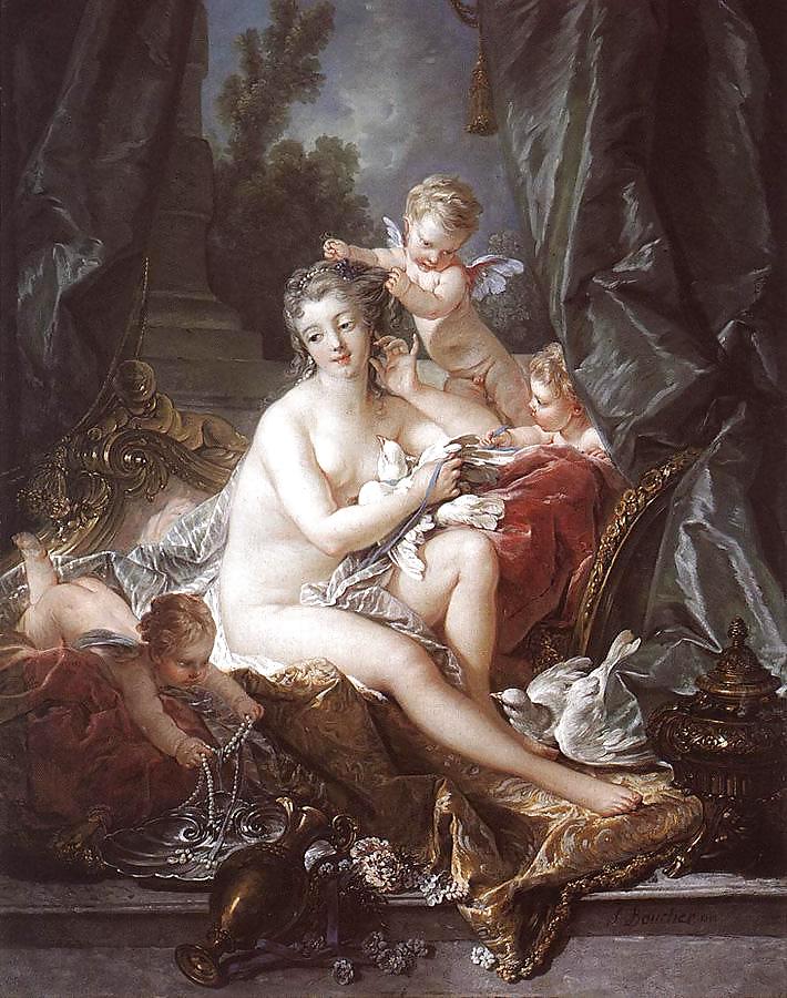 Painted Ero and Porn Art 10 - Francois Boucher #6578302