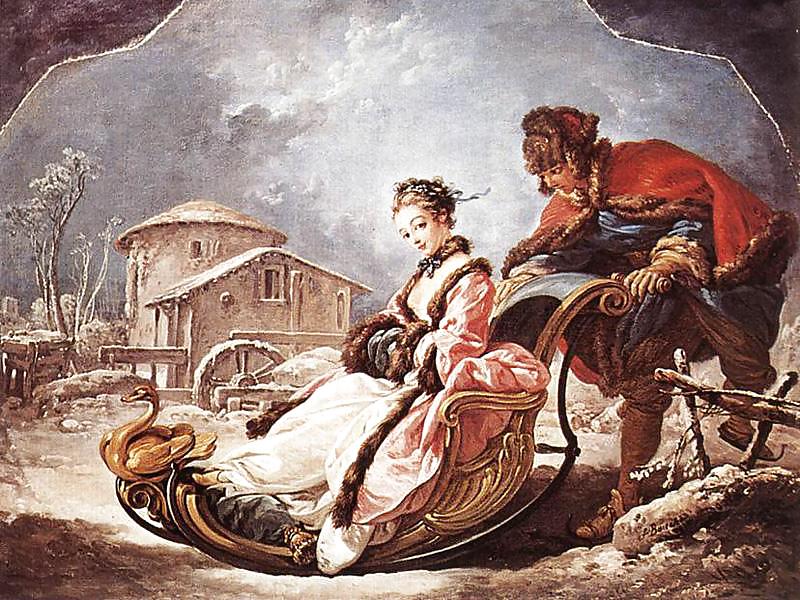 Painted Ero and Porn Art 10 - Francois Boucher #6578307