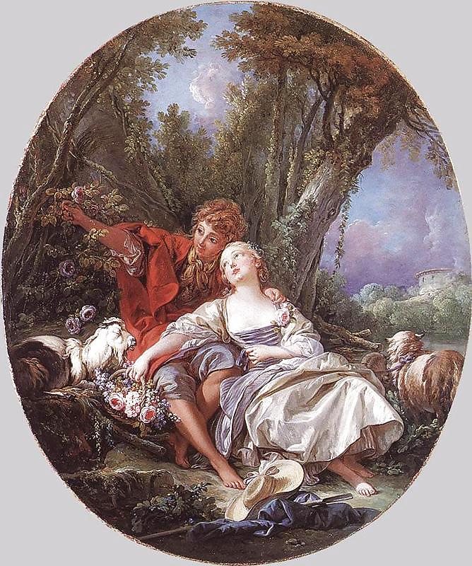 Painted Ero and Porn Art 10 - Francois Boucher #6578349