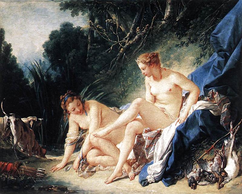 Painted Ero and Porn Art 10 - Francois Boucher #6578372