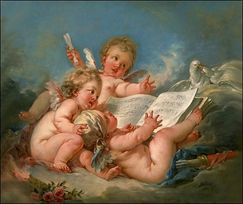 Painted Ero and Porn Art 10 - Francois Boucher #6578446