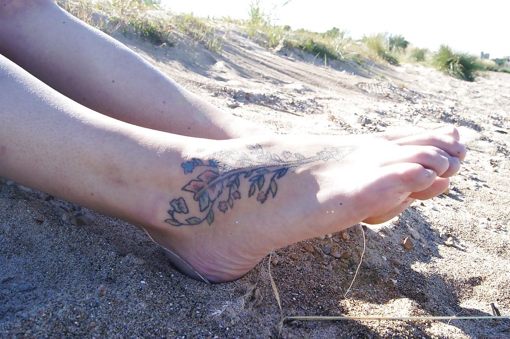 Candid Sandy Beach Feet Soles 2 #14005590