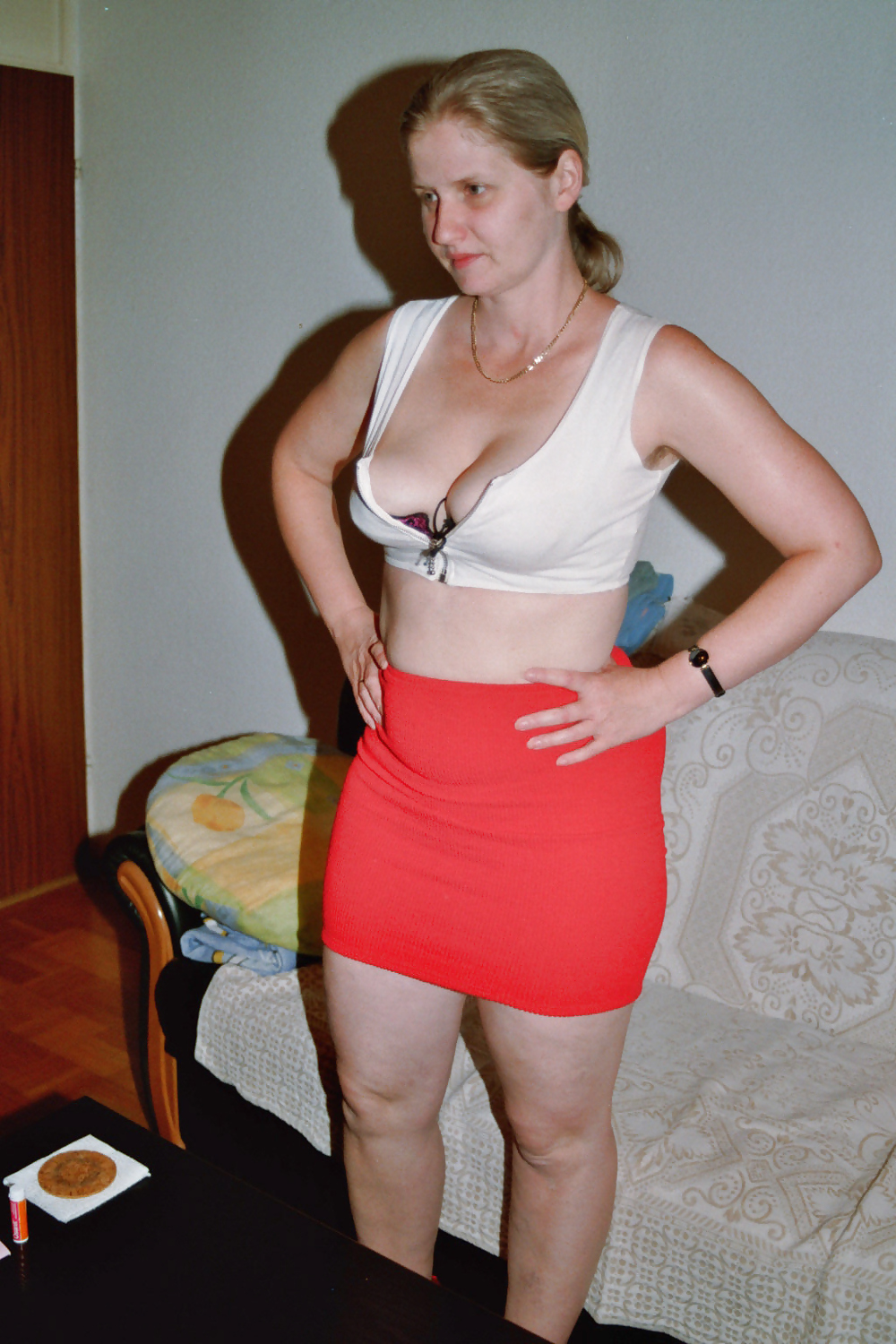 Aslut - casalinga sexy con belle tette e minigonna corta 1
 #14398973