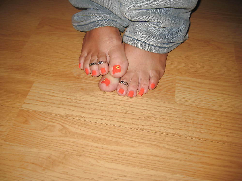 Sexy Nackten Füße Zehen Vor Nylon #9822775
