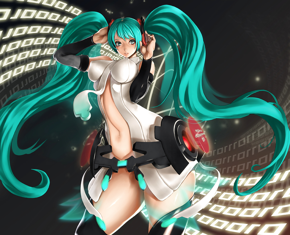 ボーカロイド・ミク・ハツネ（バーチャル・アイドル・シンガー
 #15752067