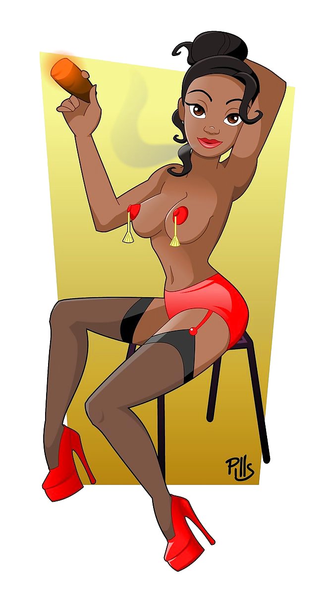 Sexy Women..deviant Noir Art Filles Et Uhura Liés 56 #21832924