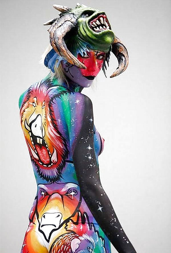 Some body Art porn picture outdoor #19814171
