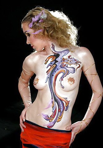 Some body Art porn picture outdoor #19814191
