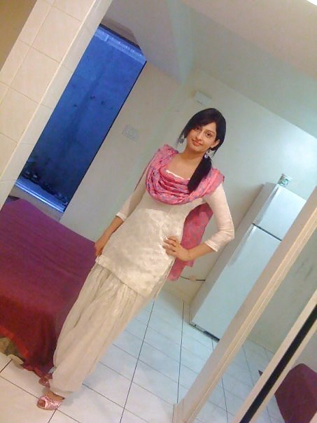 Paki sluts in satin salwar kameez #7896903