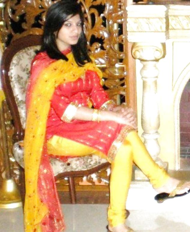 Paki sluts in satin salwar kameez #7897035