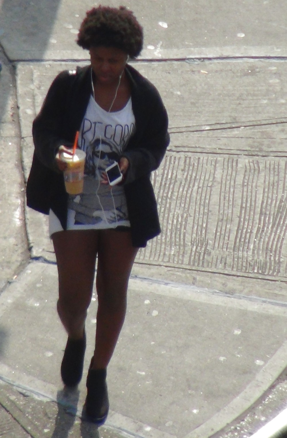 New York Street Mädchen Lange Beine Minirock #21086964