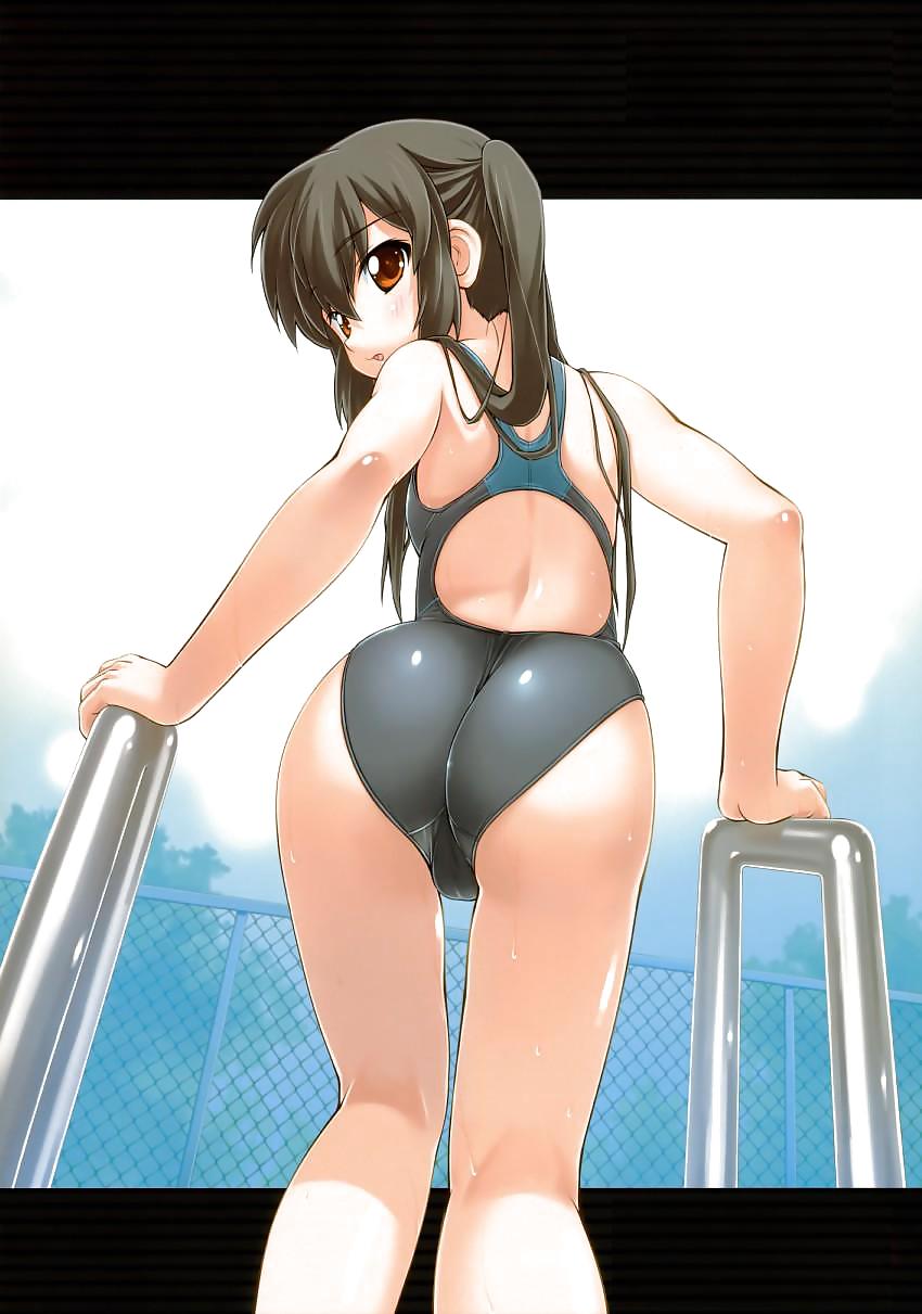 HENTAI - Girls with One-Piece-Swimsuit #17375351