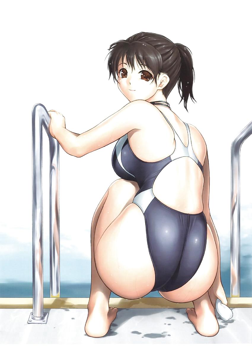 HENTAI - Girls with One-Piece-Swimsuit #17375379