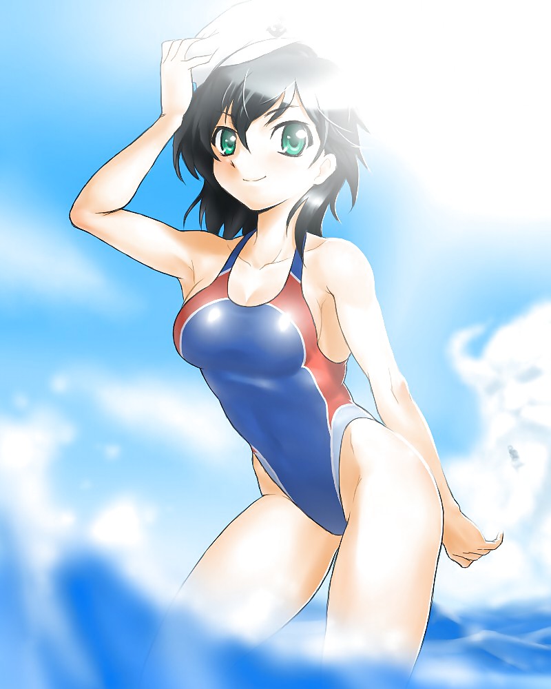 HENTAI - Girls with One-Piece-Swimsuit #17375384