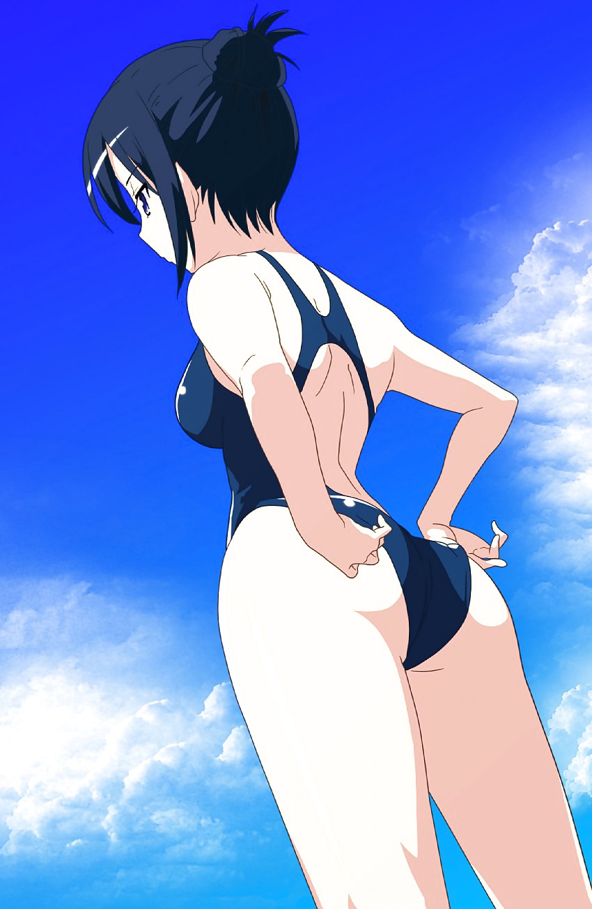 HENTAI - Girls with One-Piece-Swimsuit #17375398