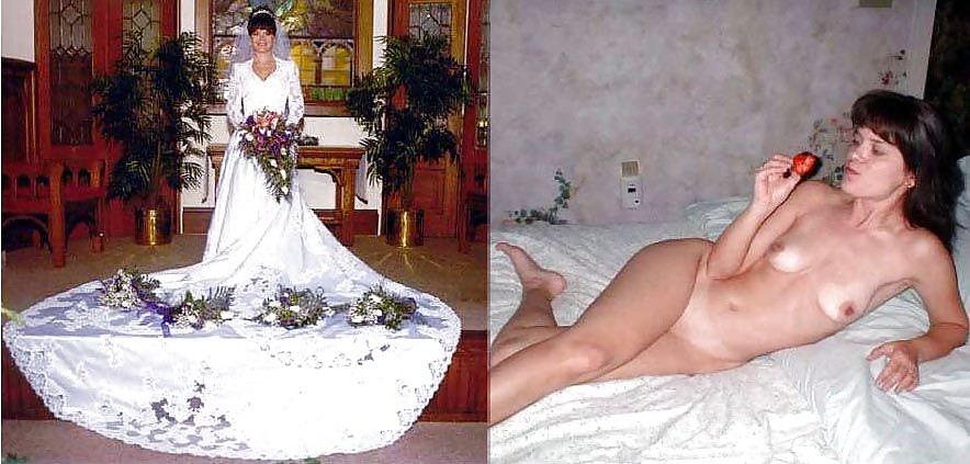 花嫁-ウェディングドレスとヌード
 #48873