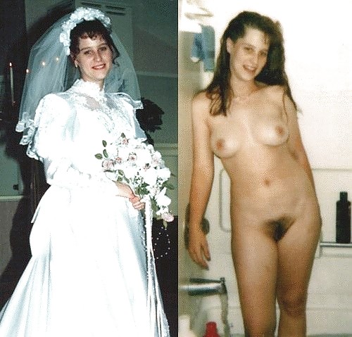 花嫁-ウェディングドレスとヌード
 #48947