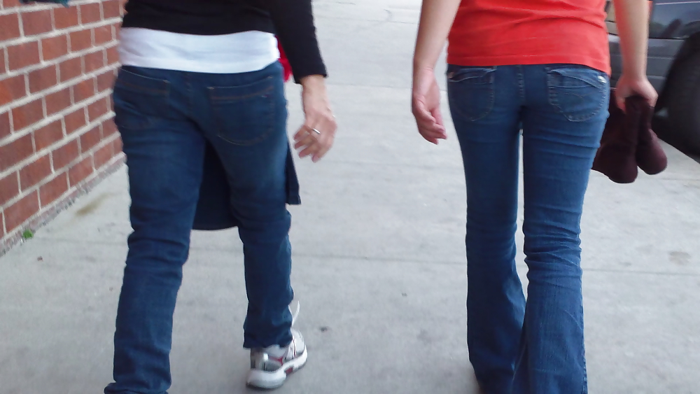 Ass & Mégots Joues Teen Lisses En Jeans #10512366