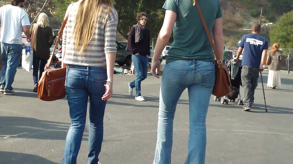 Ass & Mégots Joues Teen Lisses En Jeans #10513346