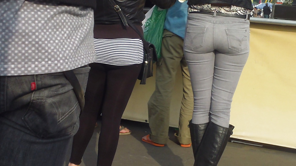 Ass & Mégots Joues Teen Lisses En Jeans #10513411