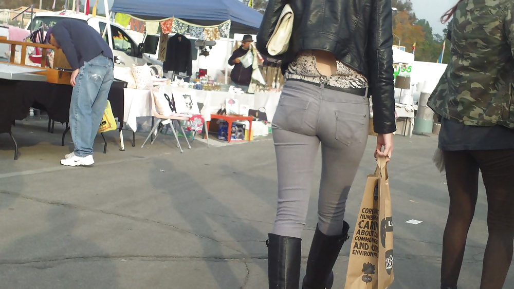 Ass & butts smooth teen cheeks in jeans  #10513476