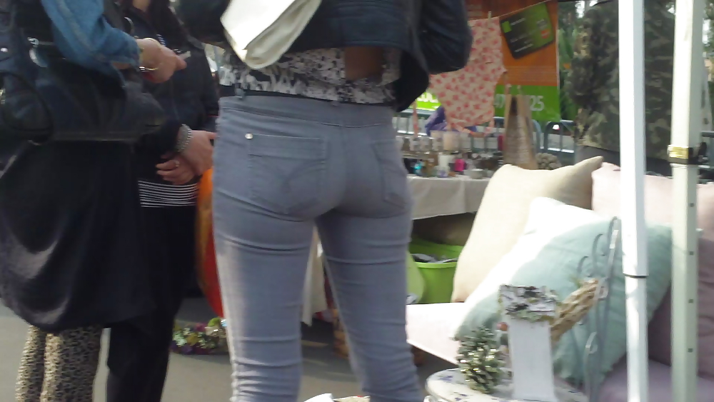Ass & butts smooth teen cheeks in jeans  #10513536