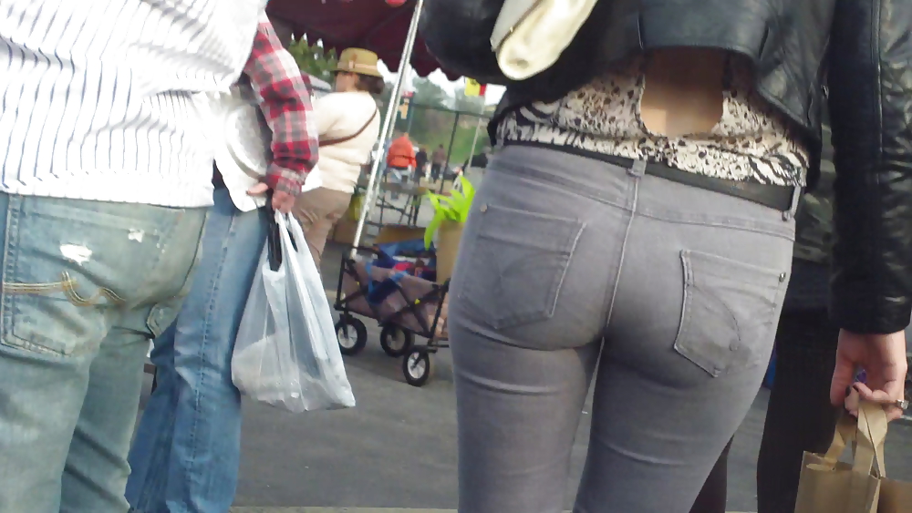 Ass & Mégots Joues Teen Lisses En Jeans #10513553