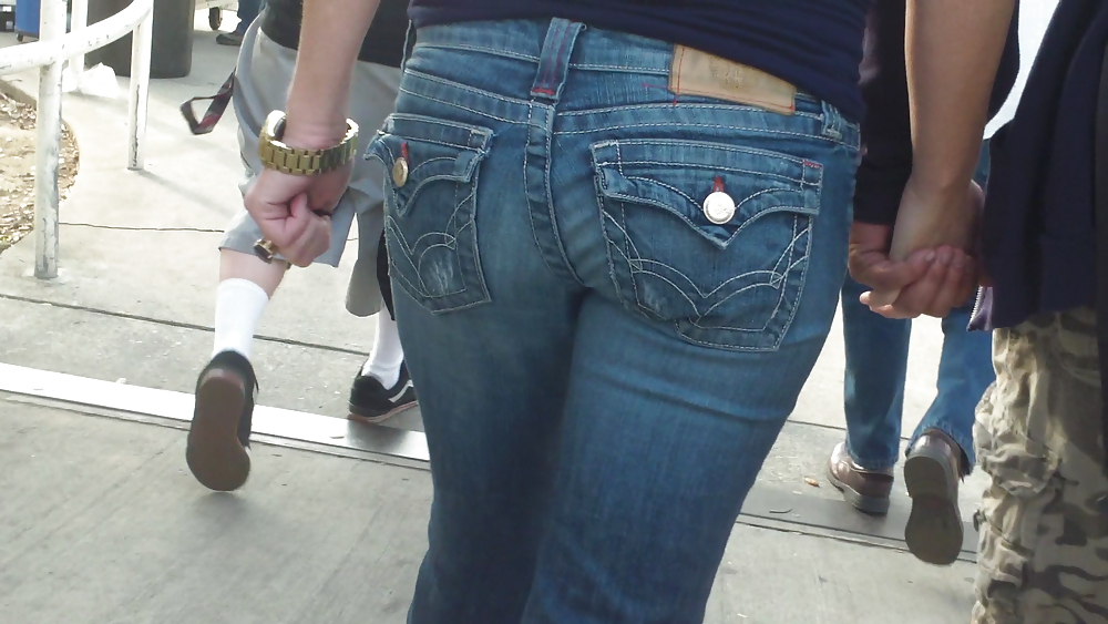 Ass & Mégots Joues Teen Lisses En Jeans #10513588
