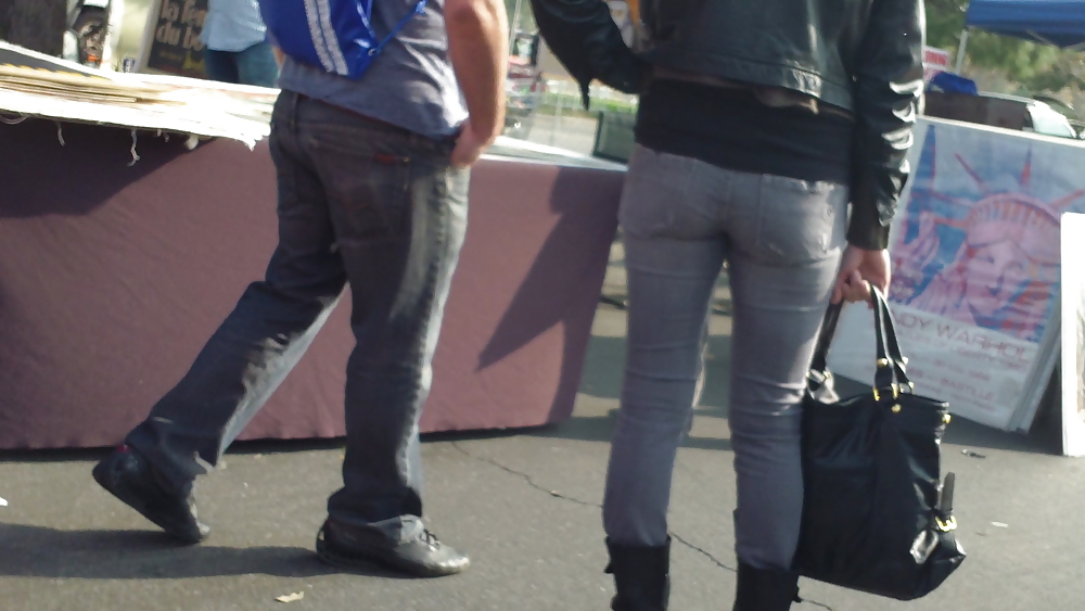 Ass & Mégots Joues Teen Lisses En Jeans #10513721