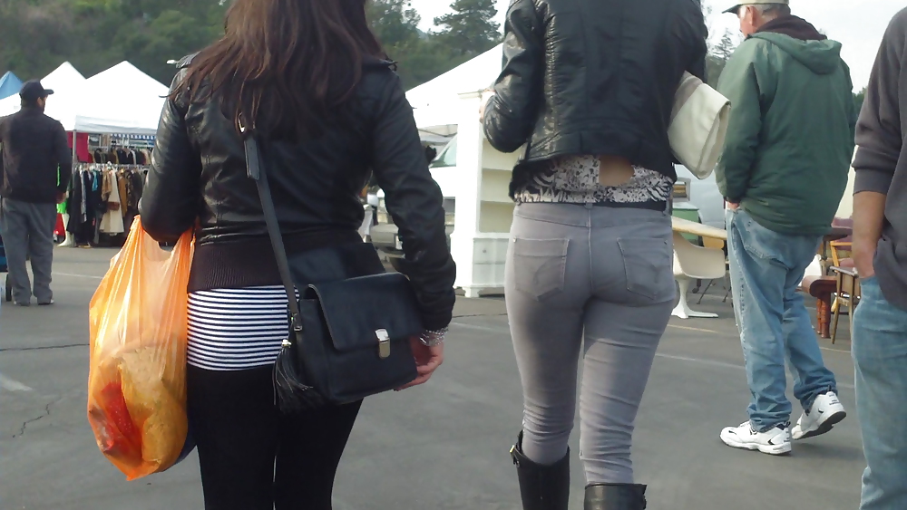 Ass & butts smooth teen cheeks in jeans  #10513797