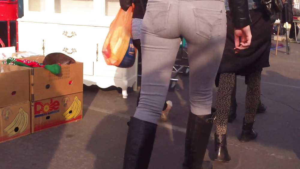 Ass & butts smooth teen cheeks in jeans  #10513880