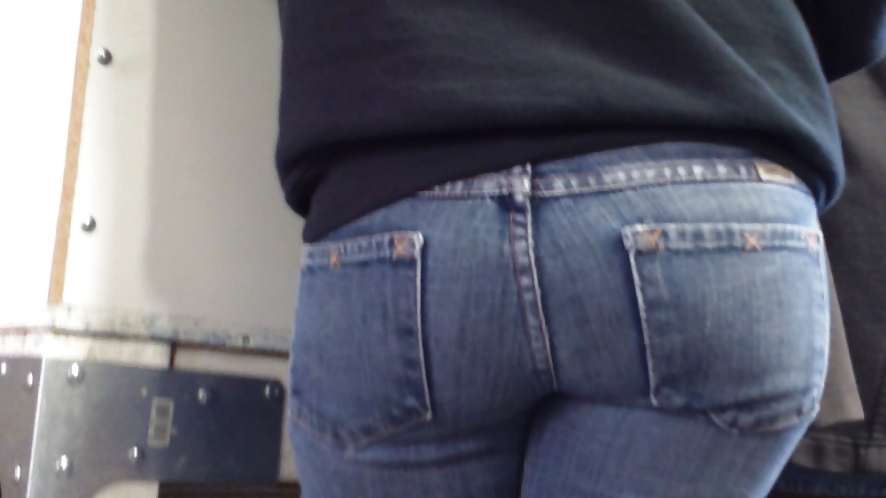 Ass & butts smooth teen cheeks in jeans  #10514023