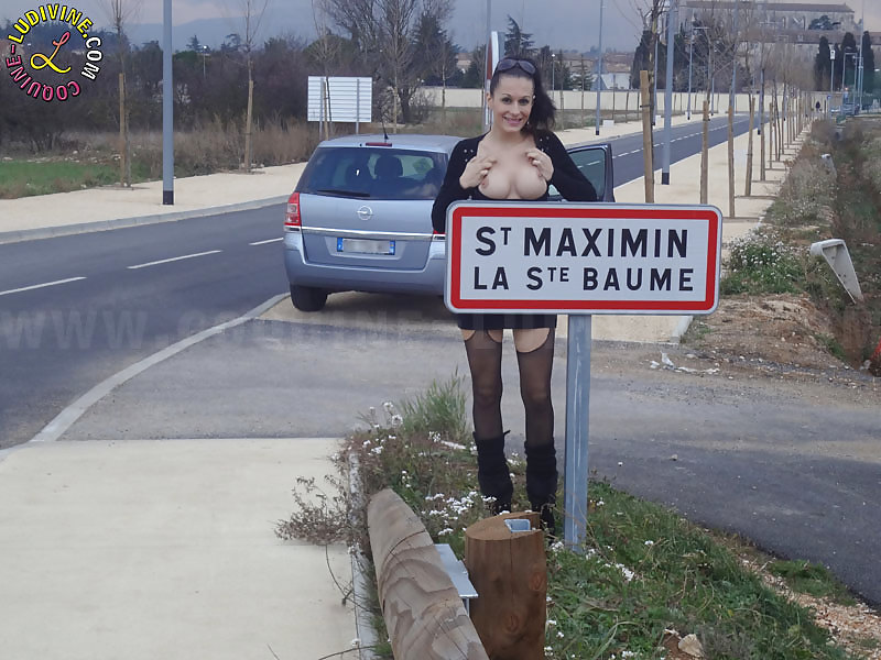 Ludivine slut goes to St Maximin #18025196