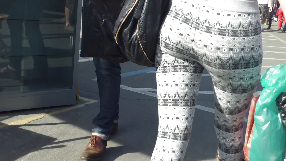 Hot sexy teen butt & ass in tight spandex  #8847553