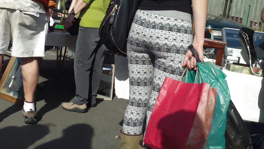 Hot sexy teen butt & ass in tight spandex  #8847624