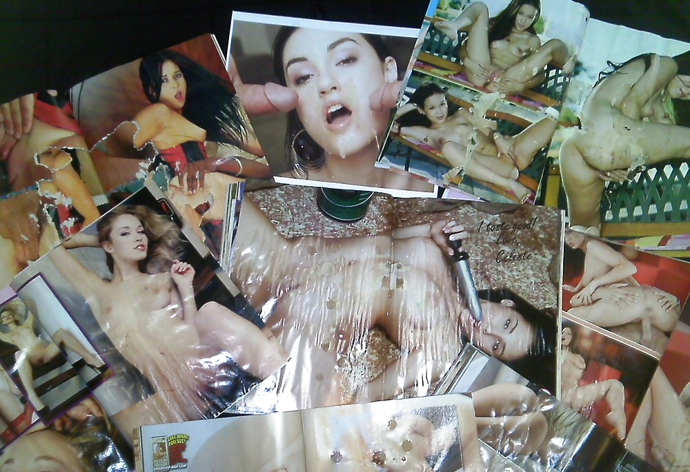 Here they are! All my cum stained magazines. Want them? #21105915