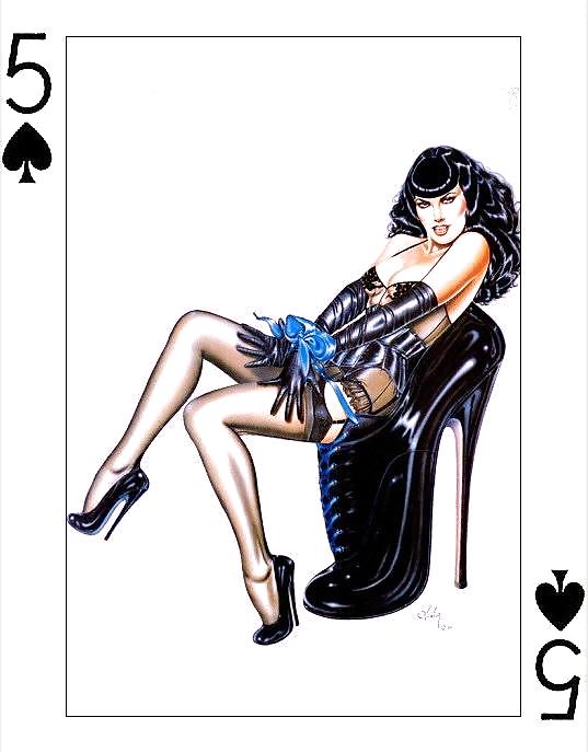 Erotic Playing Cards 6 - Betty Page for  #14009292