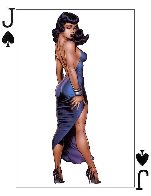 Erotic Playing Cards 6 - Betty Page for  #14009298