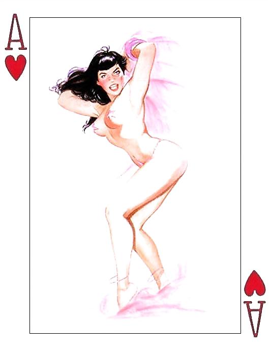 Erotische Spielkarten 6 - Betty Seite Für #14009311