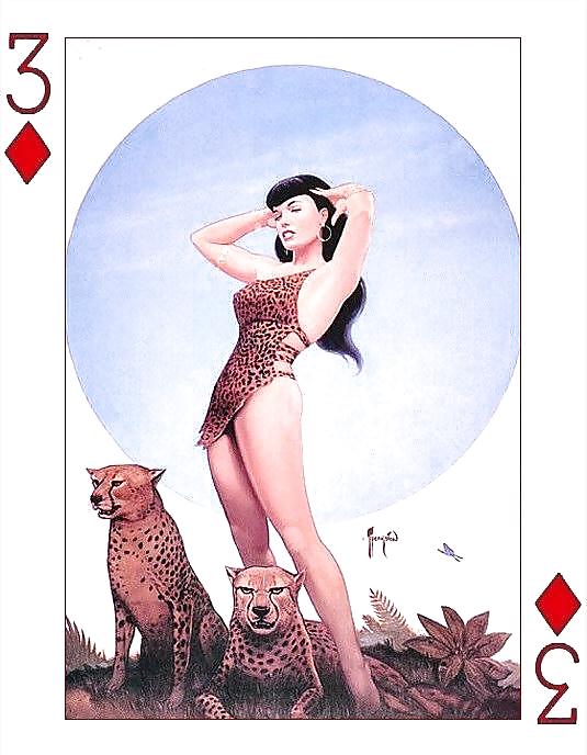 Erotic Playing Cards 6 - Betty Page for  #14009327