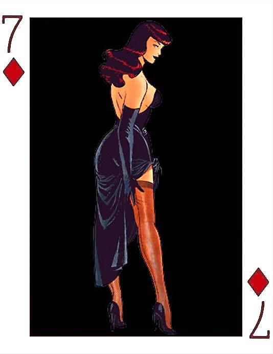 Erotic Playing Cards 6 - Betty Page for  #14009339