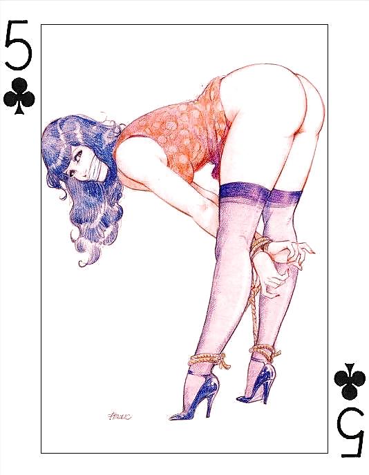 Erotic Playing Cards 6 - Betty Page for  #14009356