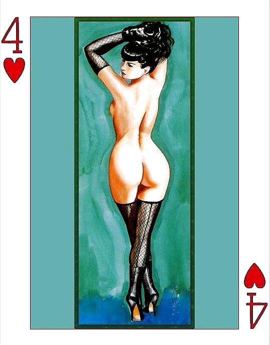 Erotic Playing Cards 6 - Betty Page for  #14009365