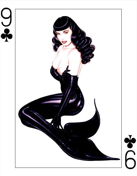 Erotic Playing Cards 6 - Betty Page for  #14009371