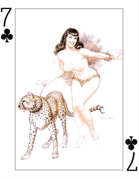 Erotic Playing Cards 6 - Betty Page for  #14009389